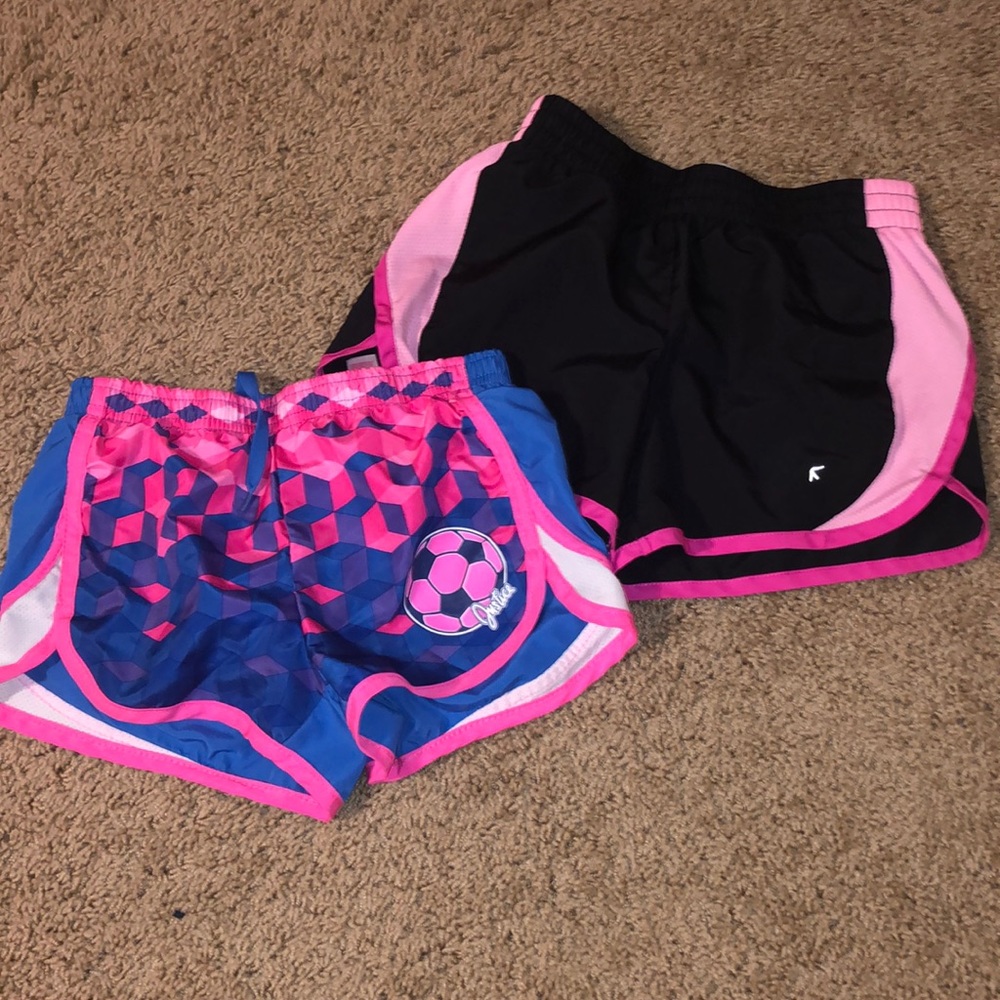 Girls running shorts.